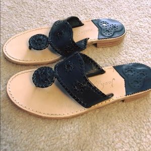 Black Palm Beach Jack Rogers Sandals